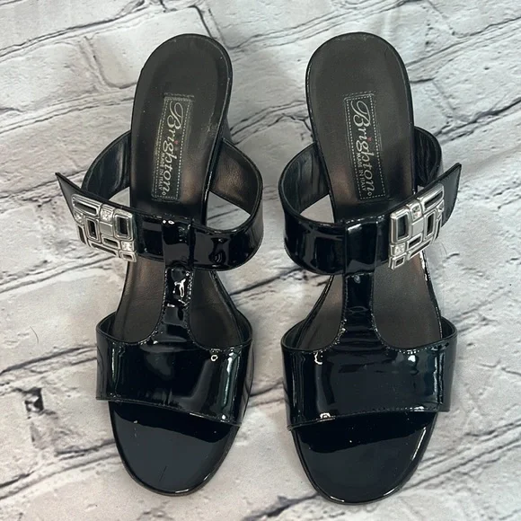 Brighton black patent sandals - Picture 3 of 8